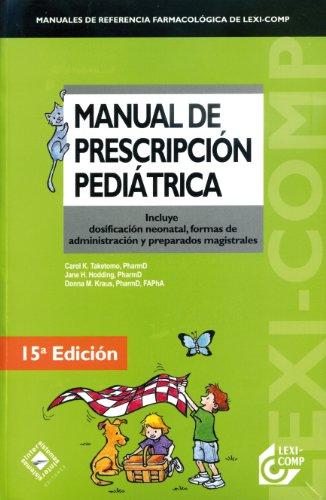 Stock image for Manual De Prescripcin Peditrica for sale by Iridium_Books
