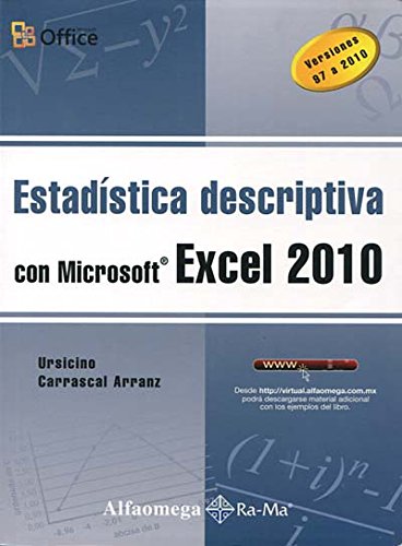 Stock image for estadistica descriptiva con microsoft excel 2010 d for sale by DMBeeBookstore