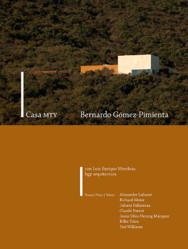 Stock image for Bernardo-Gomez Pimenta: Casa MTY (Spanish, English and French Edition) for sale by Iridium_Books