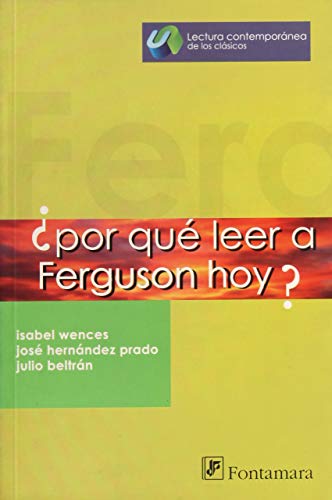 Stock image for POR QU LEER A FERGUSON HOY? for sale by Iridium_Books