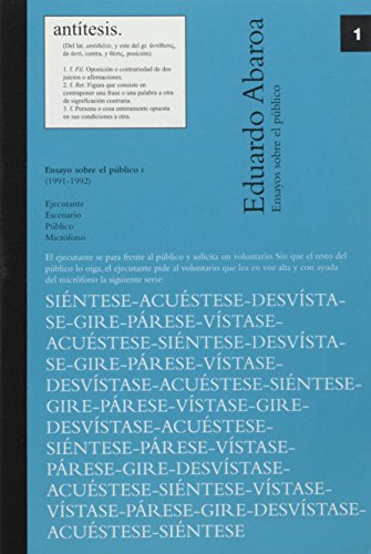 ENSAYOS SOBRE EL PUBLICO (9786077985068) by ABAROA, EDUARDO