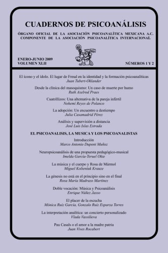 9786079137052: CUADERNOS DE PSICOANLISIS, Volumen XLII, nums. 1-2, enero-junio de 2009 (Spanish Edition)