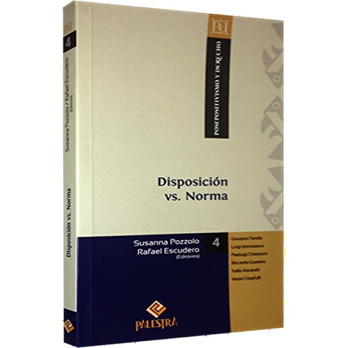 Stock image for Disposicin vs. Norma for sale by MARCIAL PONS LIBRERO