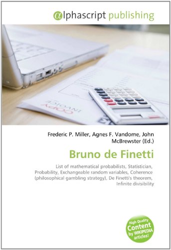 9786130294052: Bruno de Finetti