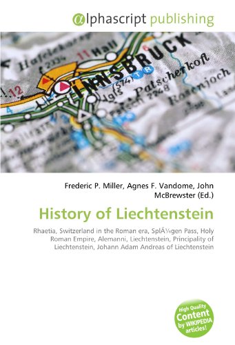 Beispielbild fr History of Liechtenstein zum Verkauf von Buchpark