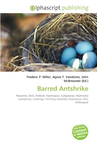 9786130730550: Barred Antshrike