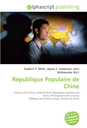 République Populaire de Chine - Frederic P. Miller