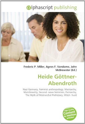 Stock image for Heide Gttner-abendroth for sale by Hamelyn