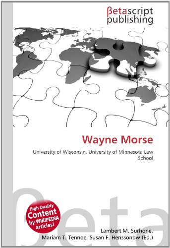 Wayne Morse (Paperback)