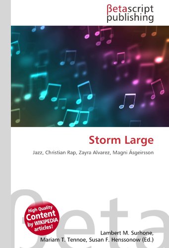 9786131116650: Storm Large: Jazz, Christian Rap, Zayra Alvarez, Magni sgeirsson
