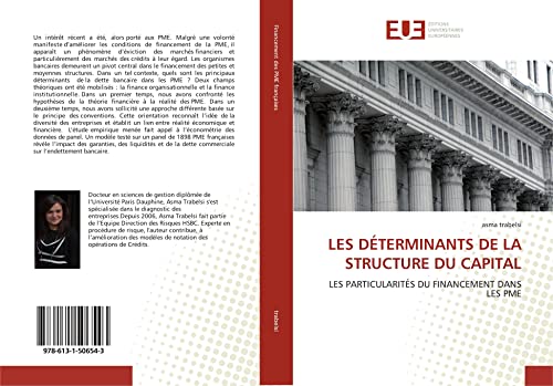 9786131506543: LES DTERMINANTS DE LA STRUCTURE DU CAPITAL: LES PARTICULARITS DU FINANCEMENT DANS LES PME (French Edition)