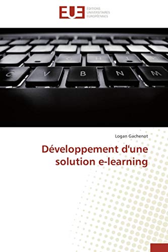 Stock image for Dveloppement d'une solution e-learning for sale by medimops