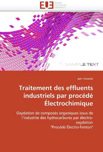 Stock image for Traitement des effluents industriels par procd lectrochimique: Oxydation de composs organiques issus de l?industrie des hydrocarbures par . (Omn.Univ.Europ.) (French Edition) for sale by Lucky's Textbooks