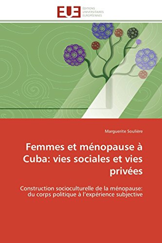 9786131593611: Femmes et mnopause  cuba: vies sociales et vies prives