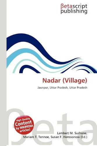9786132990761: Nadar (Village)