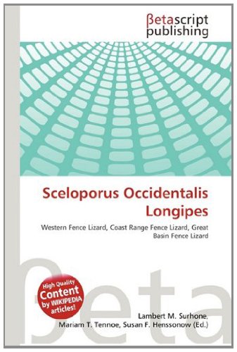 9786133139749: Sceloporus Occidentalis Longipes