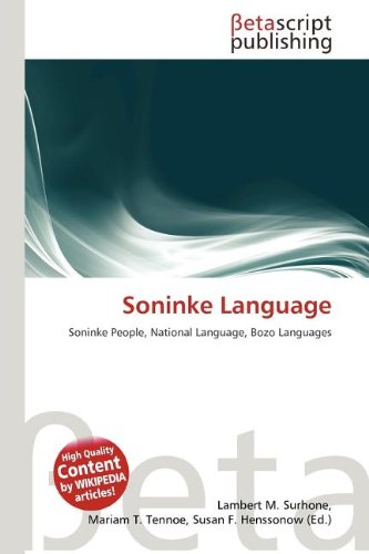 9786133552951: Soninke Language