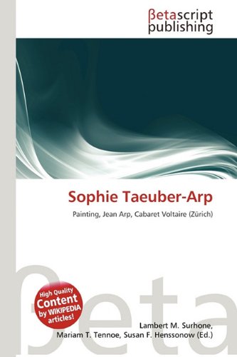 9786134571722: Sophie Taeuber-Arp