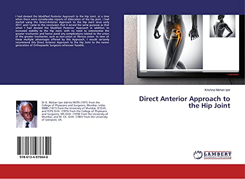 9786134976640: Direct Anterior Approach to the Hip Joint