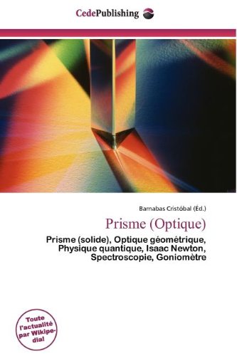 Beispielbild fr Prisme (Optique) zum Verkauf von Buchpark
