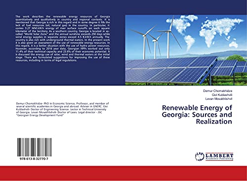 Stock image for Renewable Energy of Georgia: Sources and Realization for sale by Books Puddle