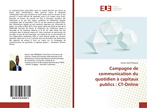 Stock image for Campagne de communication du quotidien  capitaux publics : CT-Online (French Edition) for sale by Lucky's Textbooks