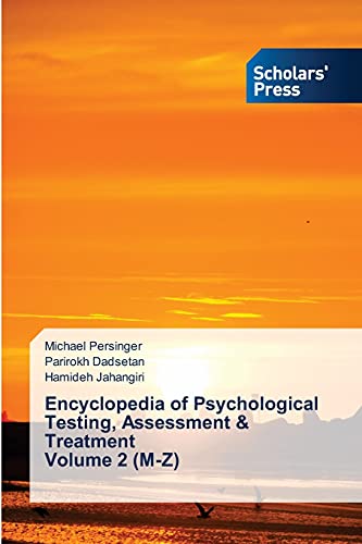 Stock image for Encyclopedia of Psychological Testing, Assessment & Treatment Volume 2 (M-Z) for sale by Lucky's Textbooks