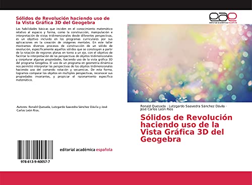 9786139400577: Slidos de Revolucin haciendo uso de la Vista Grfica 3D del Geogebra