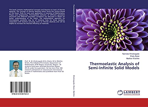 Beispielbild fr Thermoelastic Analysis of Semi-Infinite Solid Models zum Verkauf von Buchpark