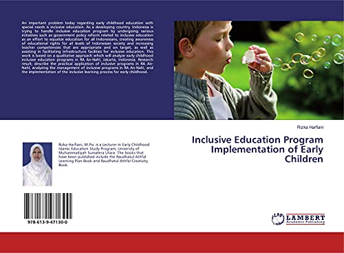 9786139471300: Inclusive Education Program Implementation of Early Children