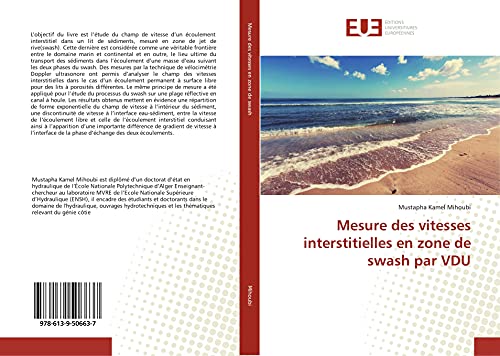 Beispielbild fr Mesure des vitesses interstitielles en zone de swash par VDU zum Verkauf von Buchpark