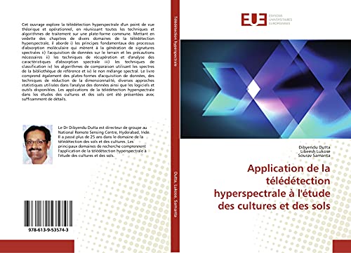Stock image for Application de la tldtection hyperspectrale  l'tude des cultures et des sols (French Edition) for sale by GF Books, Inc.
