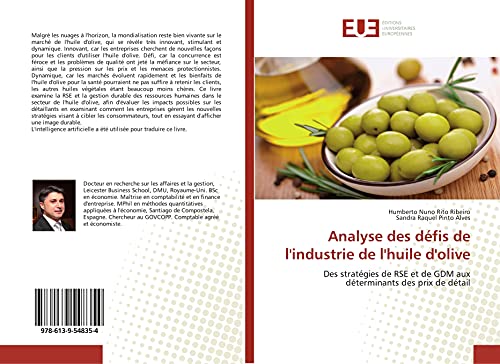 9786139548354: Analyse des dfis de l'industrie de l'huile d'olive: Des stratgies de RSE et de GDM aux dterminants des prix de dtail
