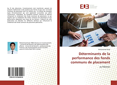 Immagine stock per D�terminants de la performance des fonds communs de placement: au Pakistan
