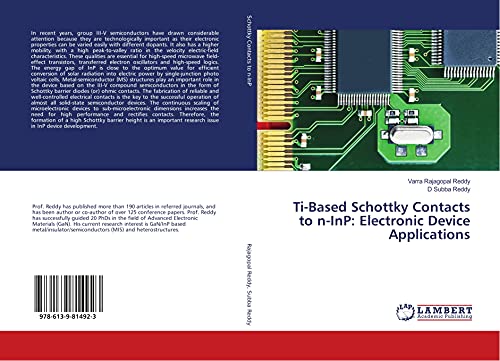 9786139814923: Ti-Based Schottky Contacts to n-InP: Electronic Device Applications