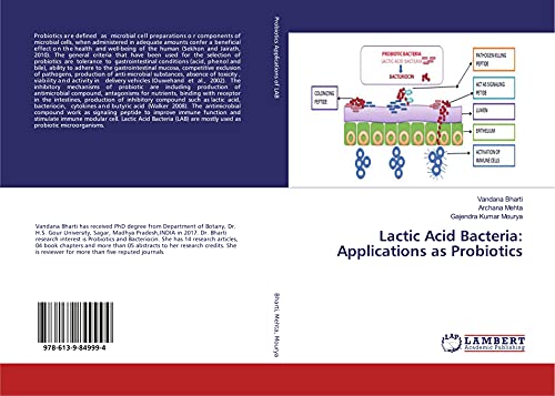 Beispielbild fr Lactic Acid Bacteria: Applications as Probiotics zum Verkauf von Buchpark