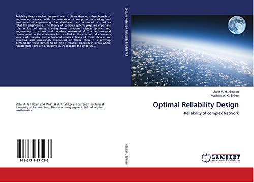 Stock image for Optimal Reliability Design for sale by Books Puddle