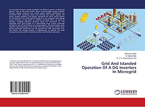 9786139894109: Grid And Islanded Operation Of A DG Inverters In Microgrid