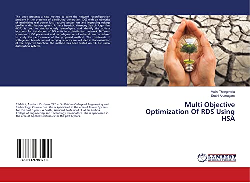 9786139983230: Multi Objective Optimization Of RDS Using HSA