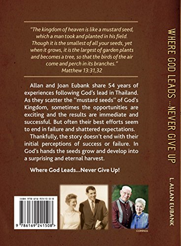 Beispielbild fr Where God Leads . . . Never Give Up 2nd Edition 2015 zum Verkauf von Orion Tech
