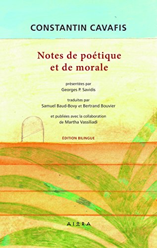 Beispielbild fr Notes de potique et de morale zum Verkauf von Hamelyn