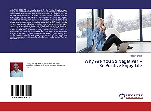 9786200226525: Why Are You So Negative? – Be Positive Enjoy Life