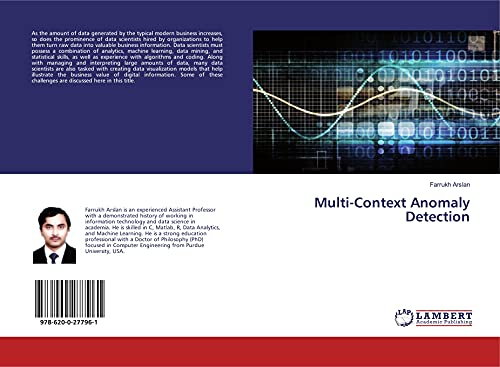 Stock image for Multi-Context Anomaly Detection for sale by Books Puddle