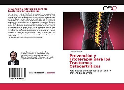 Beispielbild fr Prevencin y Fitoterapia para los Trastornos Osteoartrticos : Parmetros de diagnstico del dolor y prevencin de OADs zum Verkauf von Buchpark
