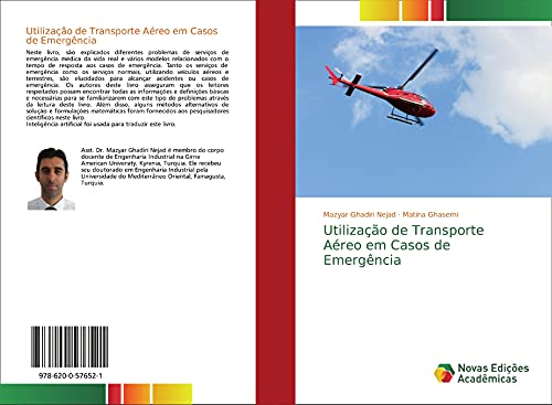 9786200576521: Utilizao de Transporte Areo em Casos de Emergncia (Portuguese Edition)