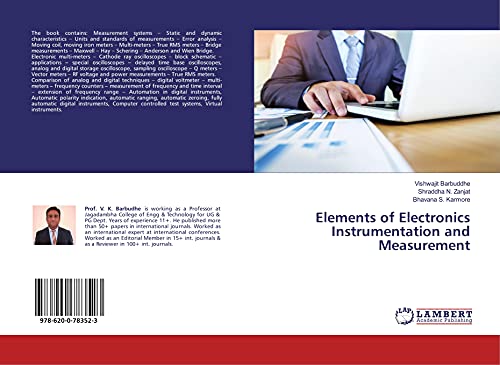 9786200783523: Elements of Electronics Instrumentation and Measurement