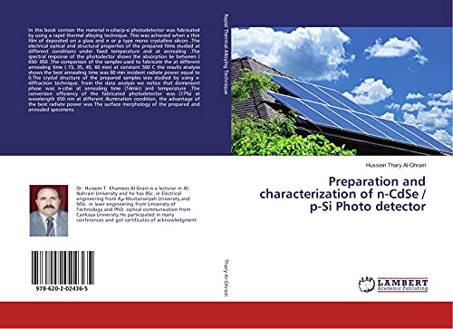 9786202024365: Preparation and characterization of n-CdSe / p-Si Photo detector