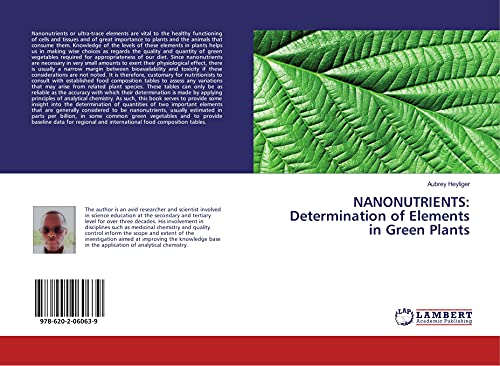 9786202060639: NANONUTRIENTS: Determination of Elements in Green Plants