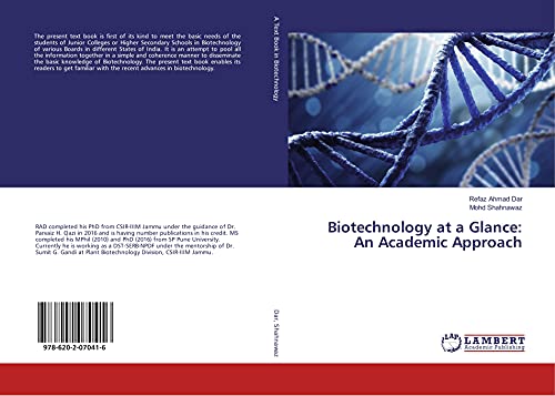 9786202070416 Biotechnology At A Glance An Academic Approach Dar 