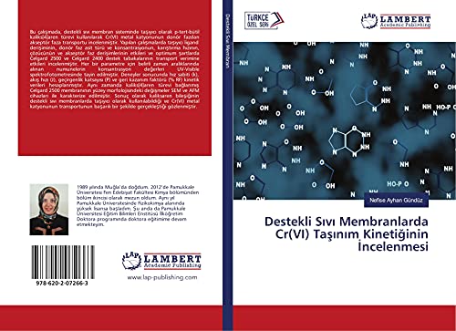 9786202072663: Destekli Sıvı Membranlarda Cr(VI) Taşınım Kinetiğinin İncelenmesi (Turkish Edition)